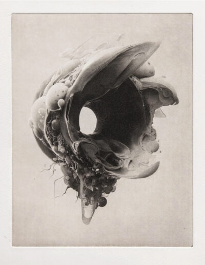 Michael Kutschbach, »echønoeë no. 2«, 2025, 21,5 cm × 16,7 cm on 35,5 x 28,5 cm on Somerset 300g sm paper, photo-gravure; Ed. of 7 (+2)